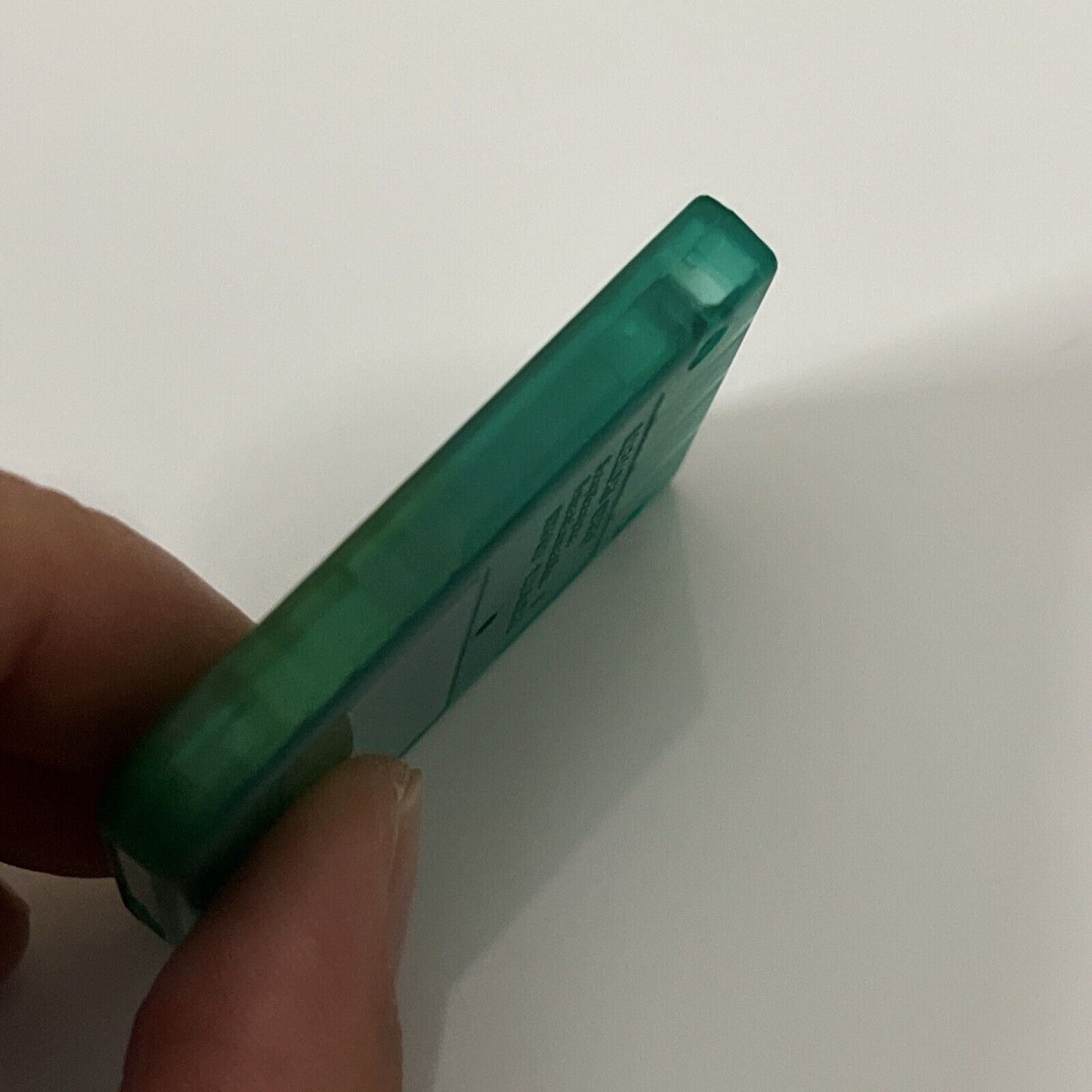 Official Sony Playstation PS1 Memory Card 1MB SCPH-1020 Green Aqua Transparent