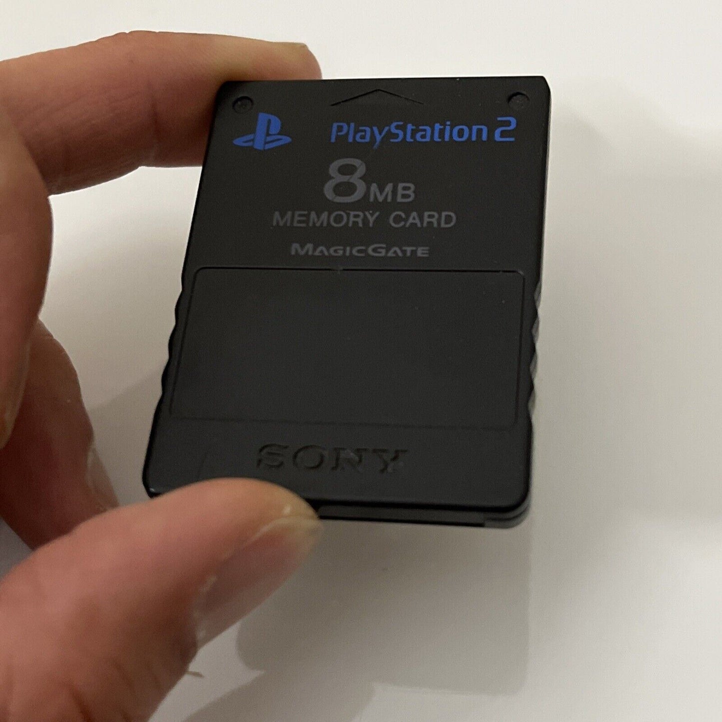 Genuine Official Sony Playstation 2 PS2 Memory Card 8MB SCPH-10020 Black