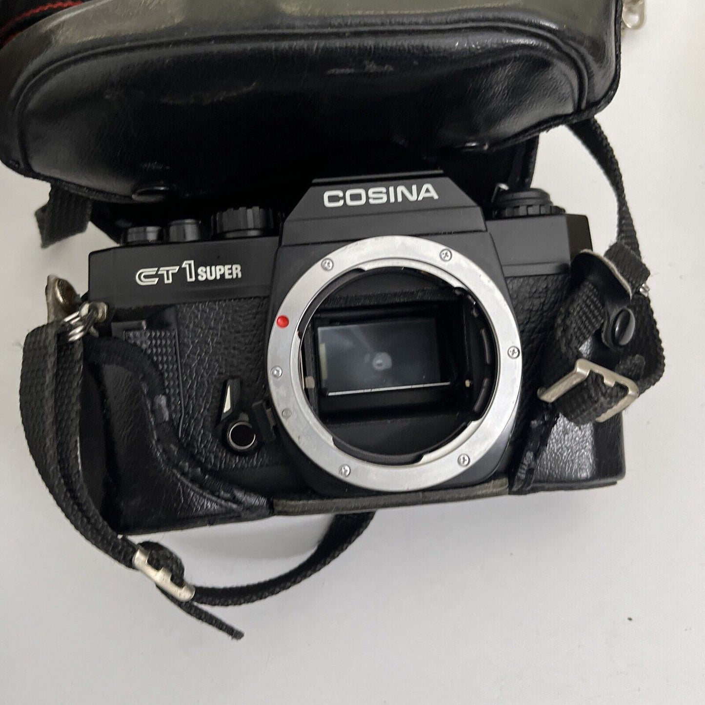 Cosina CT1 Super 35mm Film Camera with Pentax 50mm Lens, Flash & Bag Made Japan