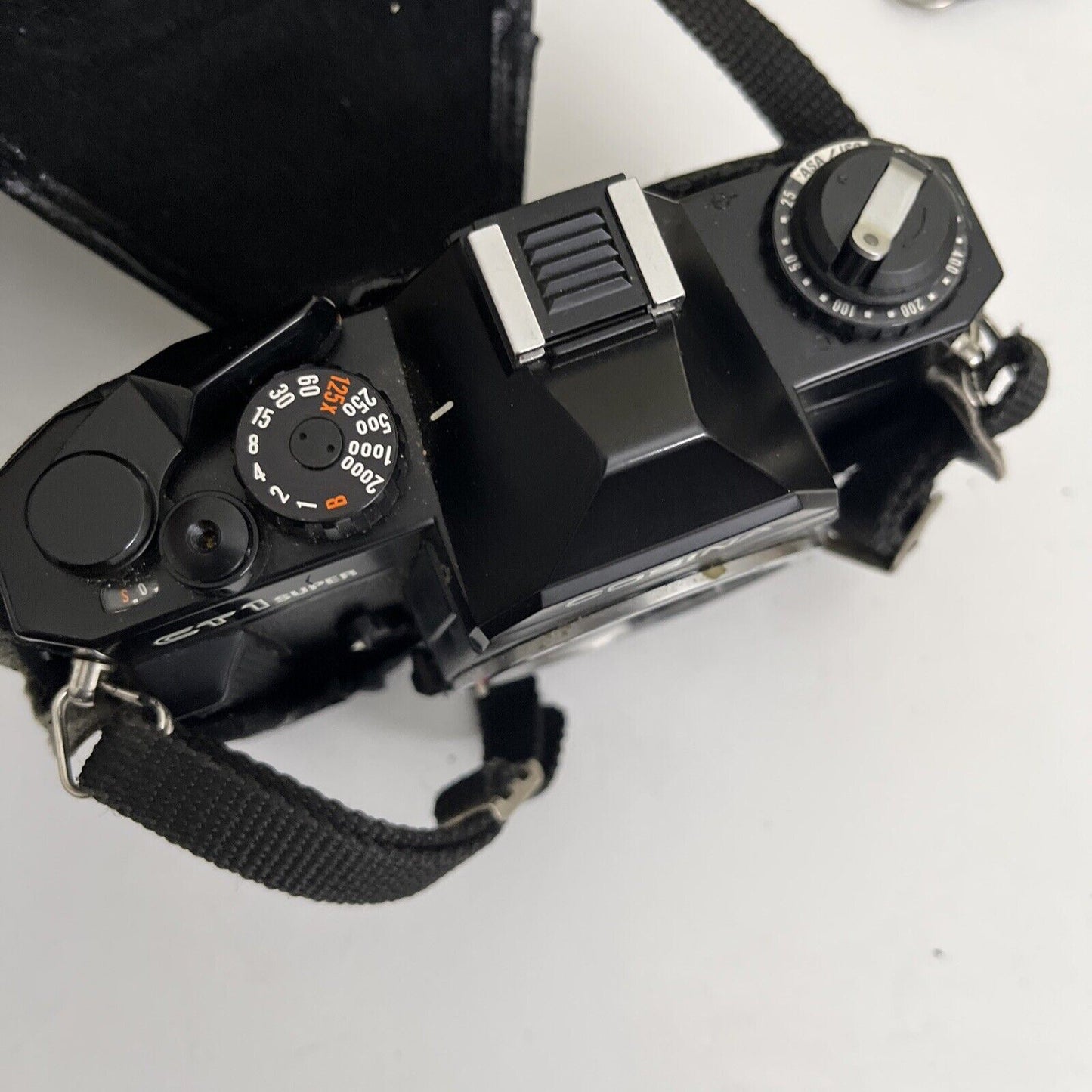 Cosina CT1 Super 35mm Film Camera with Pentax 50mm Lens, Flash & Bag Made Japan