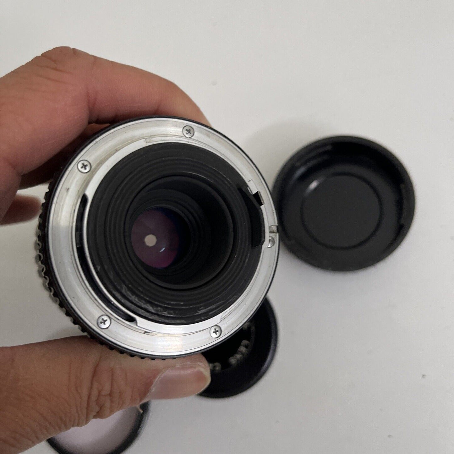SMC Pentax-M 1:3.5 135mm Lens & Hoya 49mm Skylight(1B) Filter with Case JAPAN
