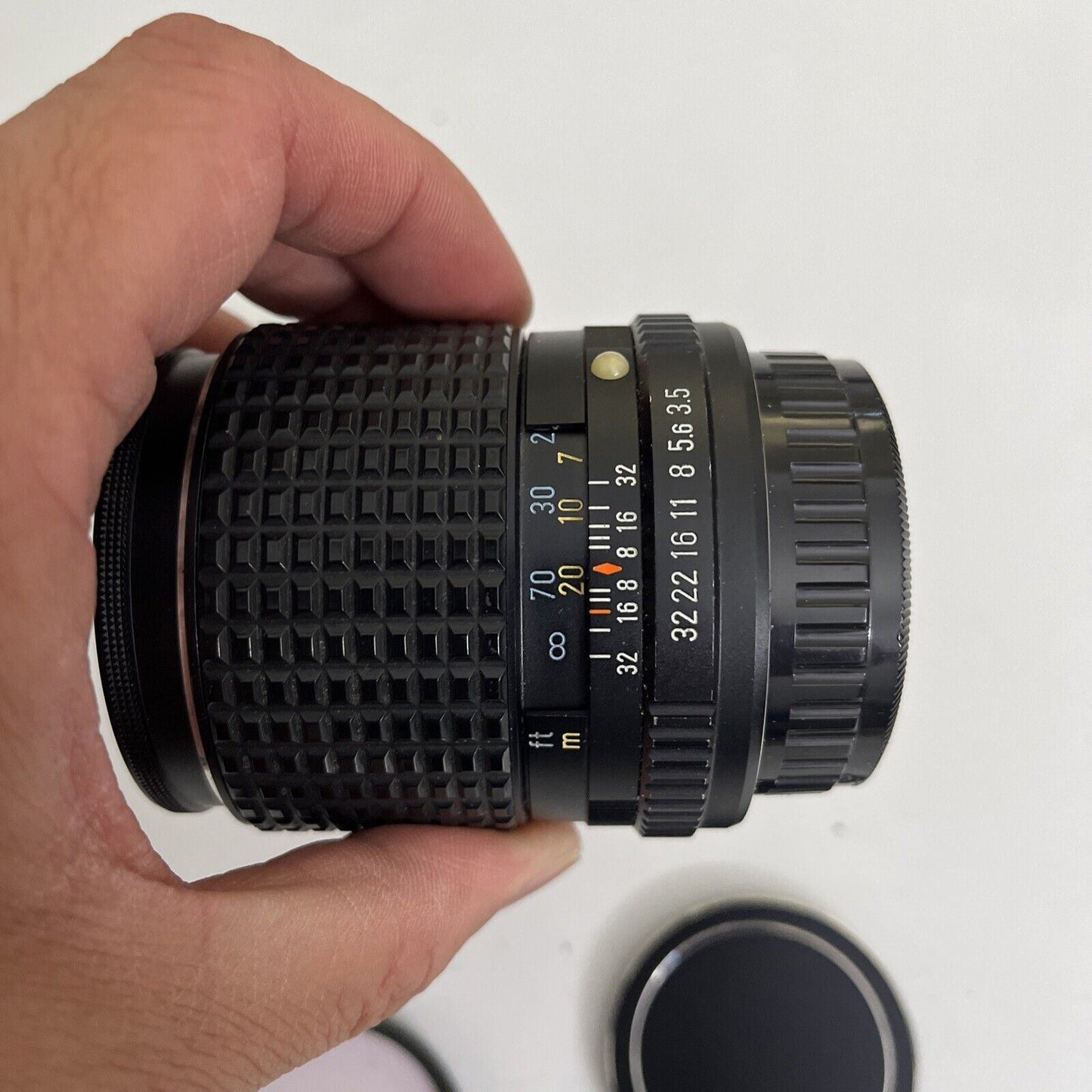 SMC Pentax-M 1:3.5 135mm Lens & Hoya 49mm Skylight(1B) Filter with Case JAPAN