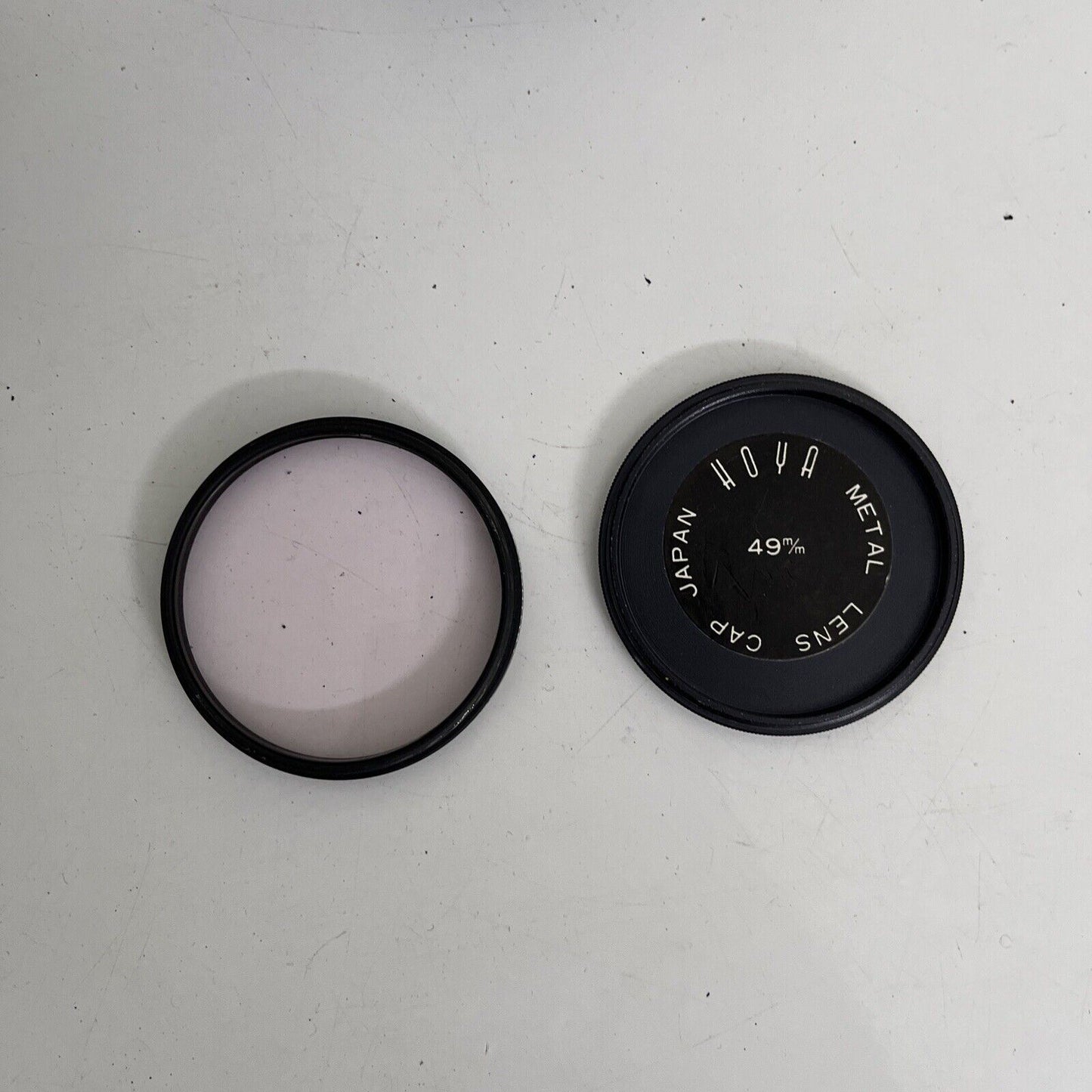 SMC Pentax-M 1:3.5 135mm Lens & Hoya 49mm Skylight(1B) Filter with Case JAPAN