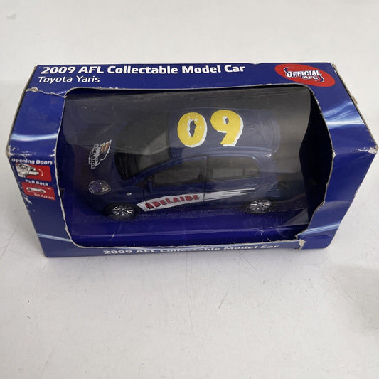 Genuine Official AFL 2009 Adelaide Crows Toyota Yaris  Collectable Model Car
