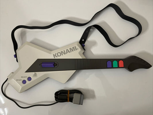 Guitar Freak Guitar Controller  Sony PlayStation PS1 Controller Konami RU018