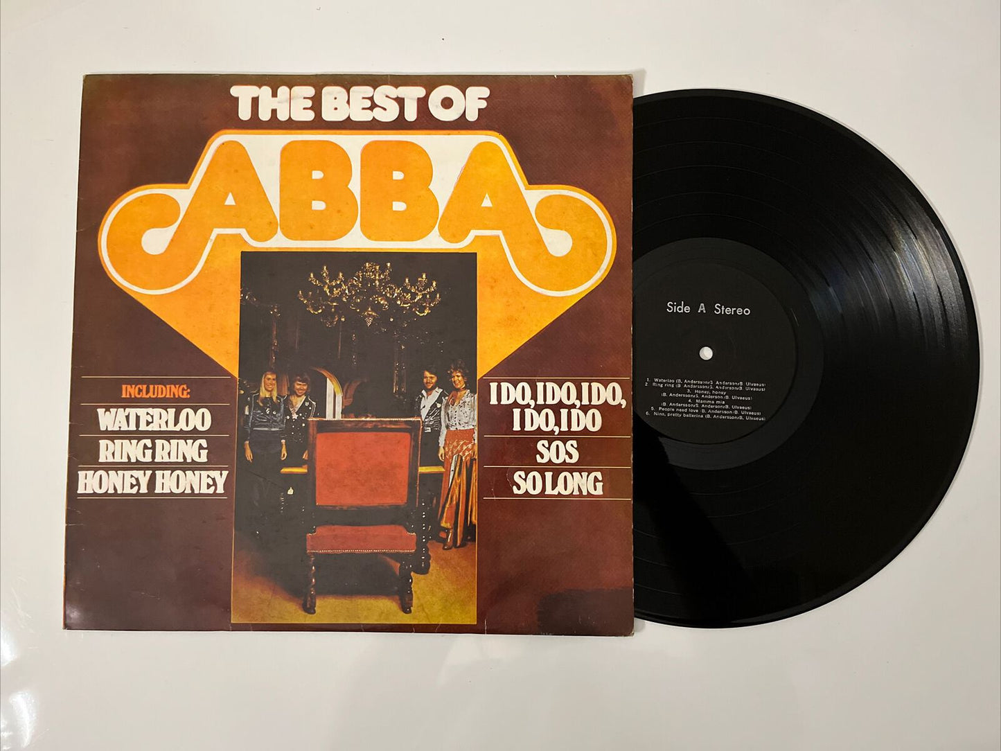 ABBA - The Best of ABBA 1975 Vinyl Record LP