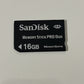 SanDisk Memory Stick PRO Duo 16 GB