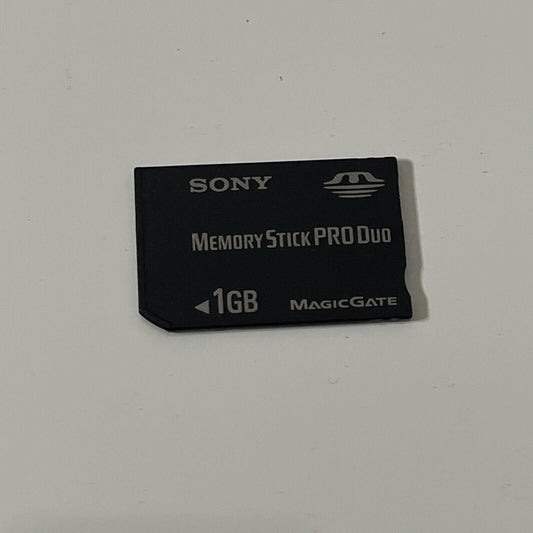 Genuine Official Sony Memory Stick PRO Duo 1 GB for Sony PSP + Camera
