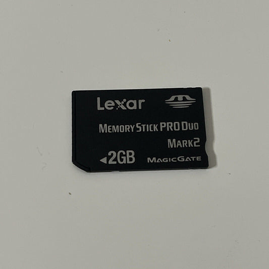 Lexar Memory Stick Pro Duo 2 GB for Sony PSP Cybershot