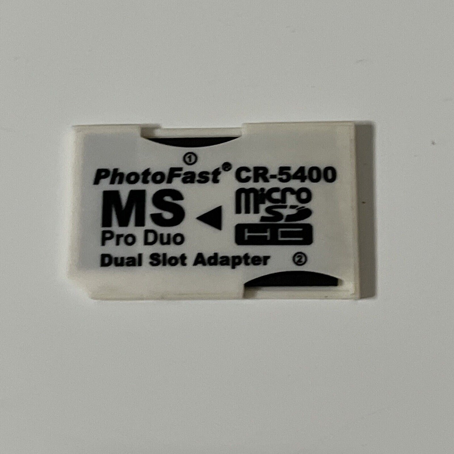 Memory Stick Pro Duo Micro SD Adapter with 8 GB microSD