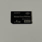Genuine Sony 4GB Sony PSP Memory Stick Pro Duo Mark 2 Memory Card Cybershot