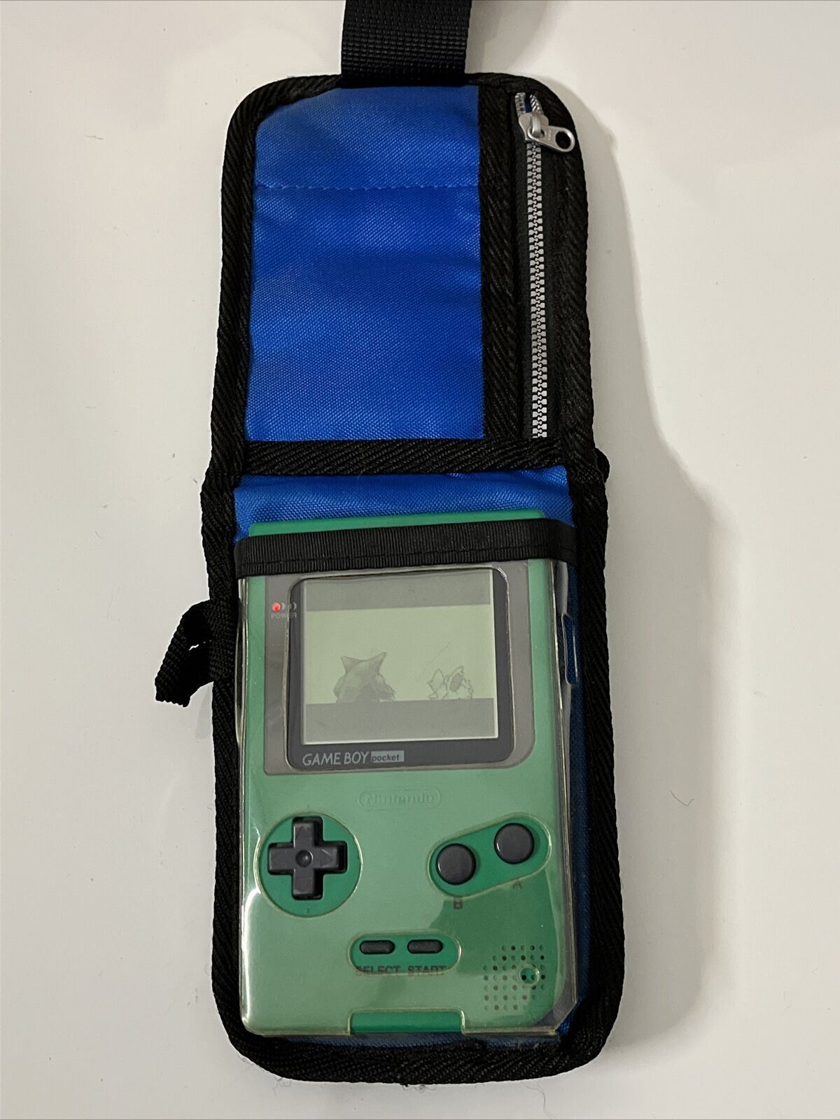 Nintendo Gameboy Pocket Green Console Pokemon Case & Pokemon Green Game MGB-001