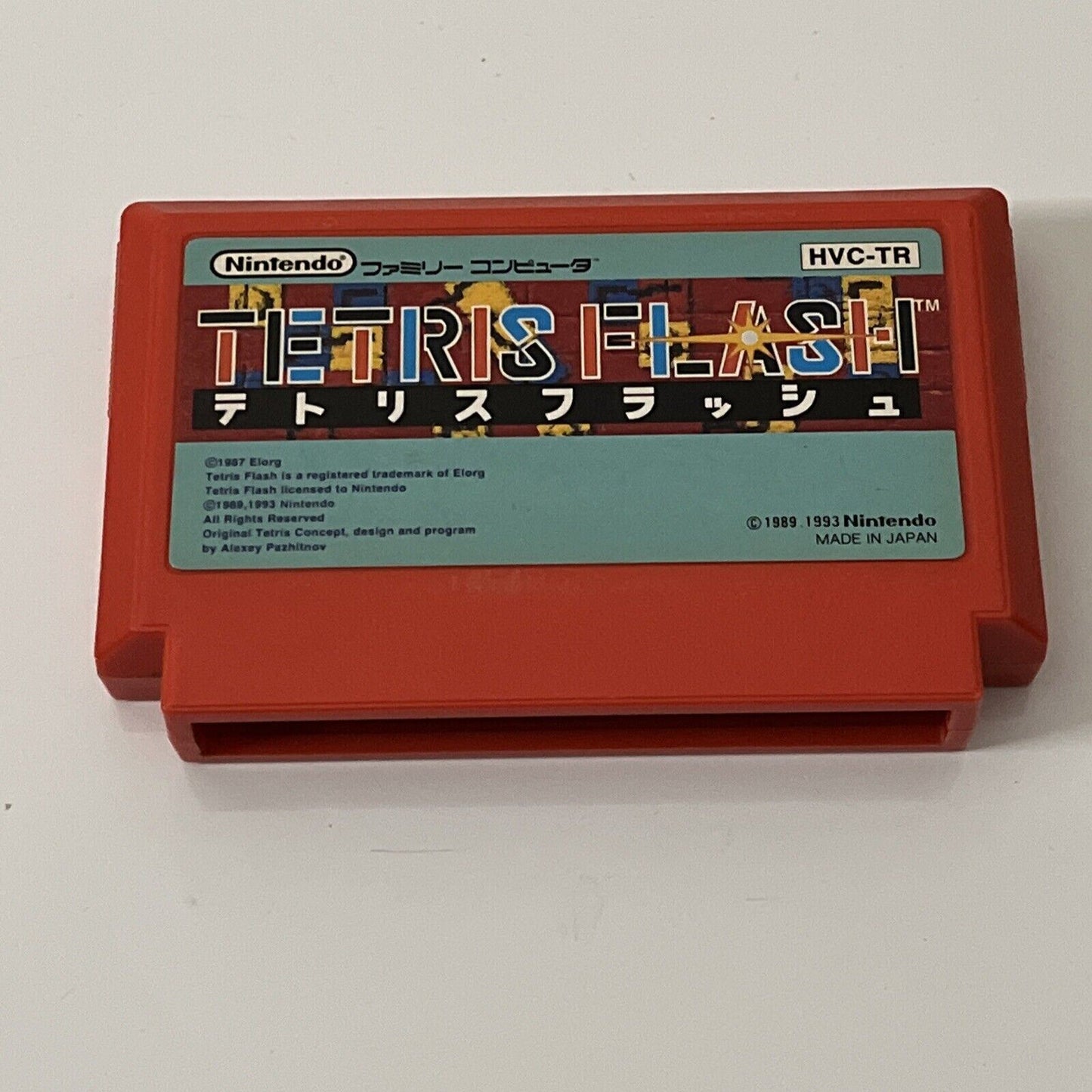 Tetris Flash - Nintendo Famicom NES NTSC-J JAPAN Puzzle 1993 Game
