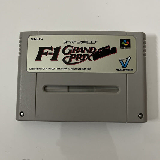 F1 Grand Prix - Nintendo Super Famicom SNES NTSC-J JAPAN Game