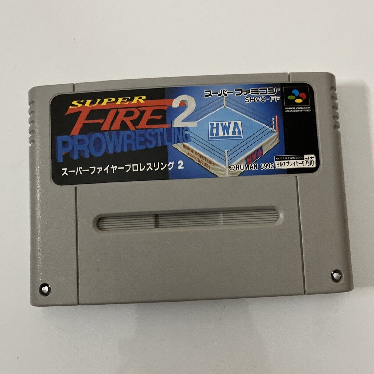 Super Fire Pro Wrestling 1 & 2 - Nintendo Super Famicom SNES NTSC-J JAPAN Game