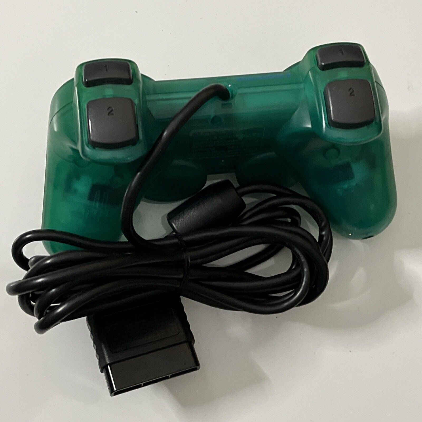 Genuine Official Sony Dualshock 2 PS2 Controller Transparent Green ...