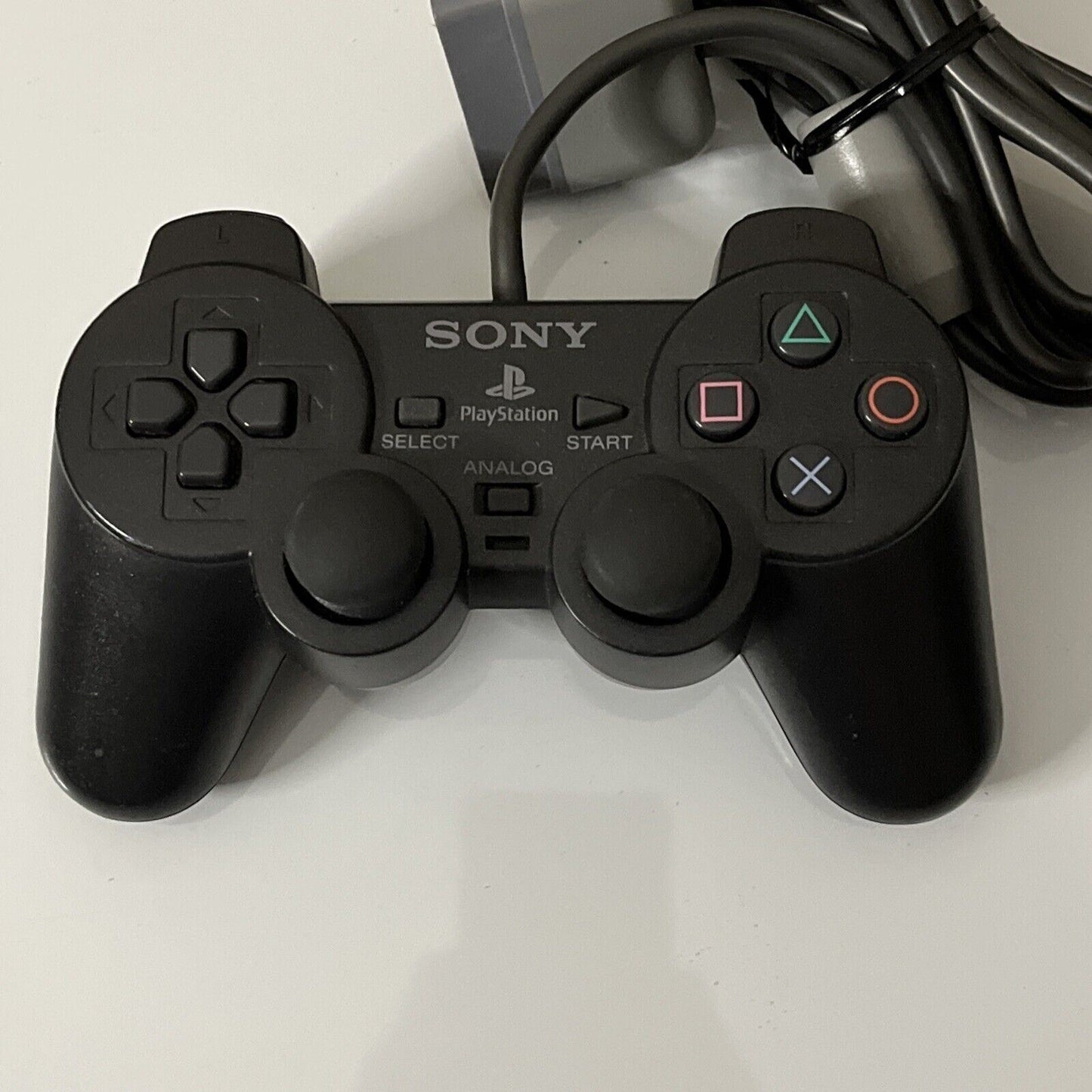 Genuine Official Sony Playstation Dual Shock Controller Gunmetal Grey SCPH-1200