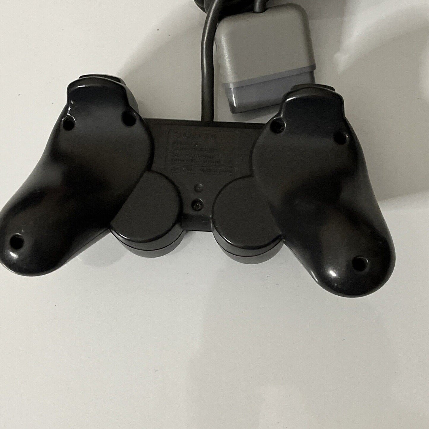 Genuine Official Sony Playstation Dual Shock Controller Gunmetal Grey SCPH-1200