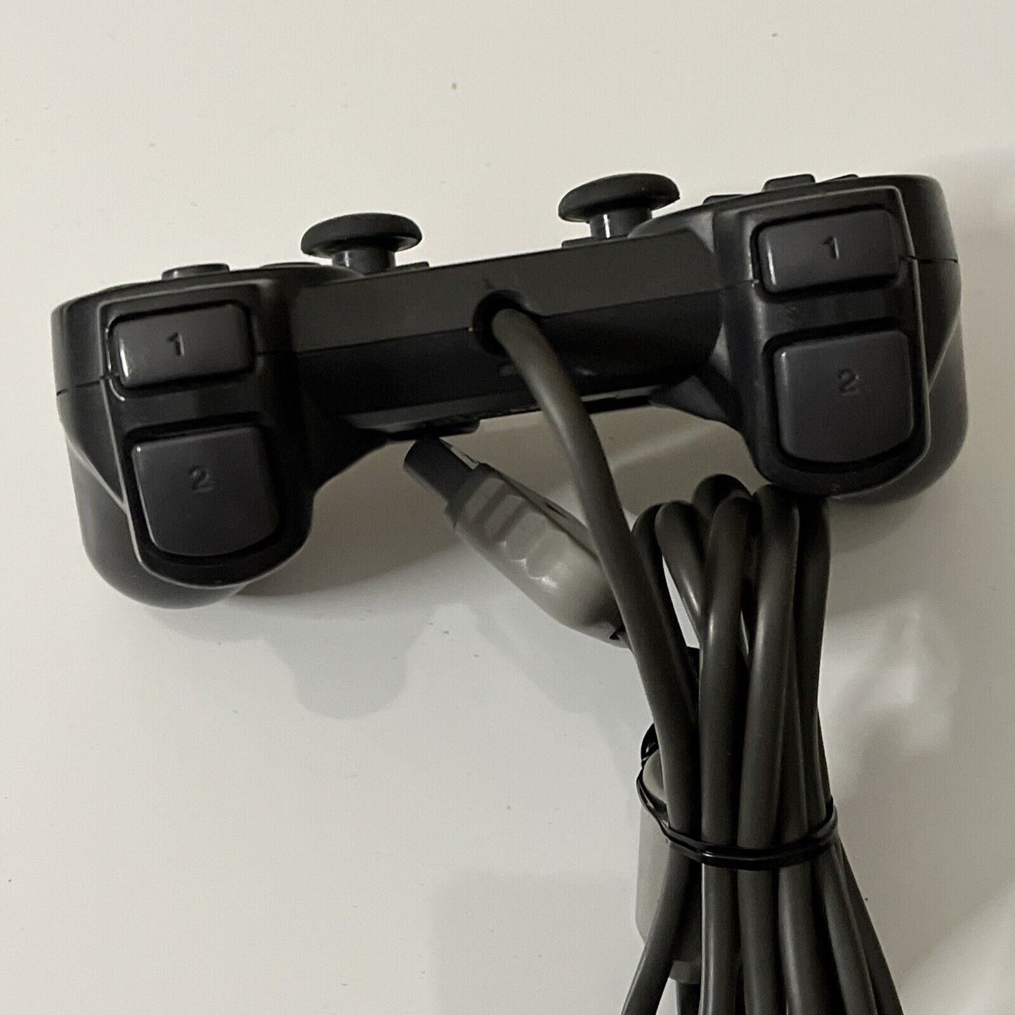 Genuine Official Sony Playstation Dual Shock Controller Gunmetal Grey SCPH-1200