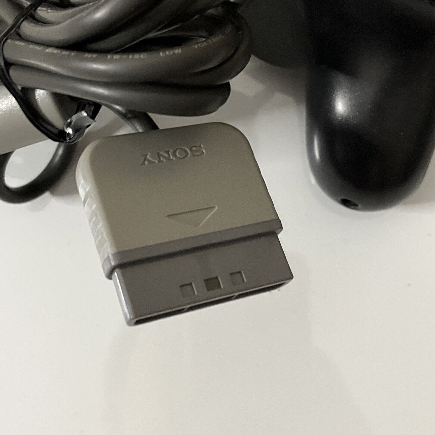 Genuine Official Sony Playstation Dual Shock Controller Gunmetal Grey SCPH-1200