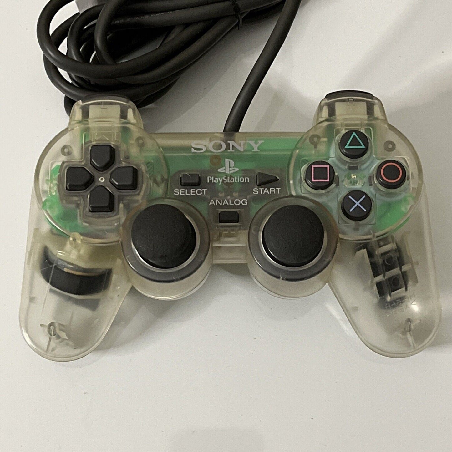 Genuine Official Sony Playstation PS2 DualShock Controller Clear Transparent