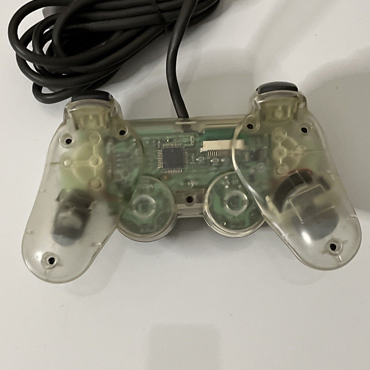 Genuine Official Sony Playstation PS2 DualShock Controller Clear Transparent