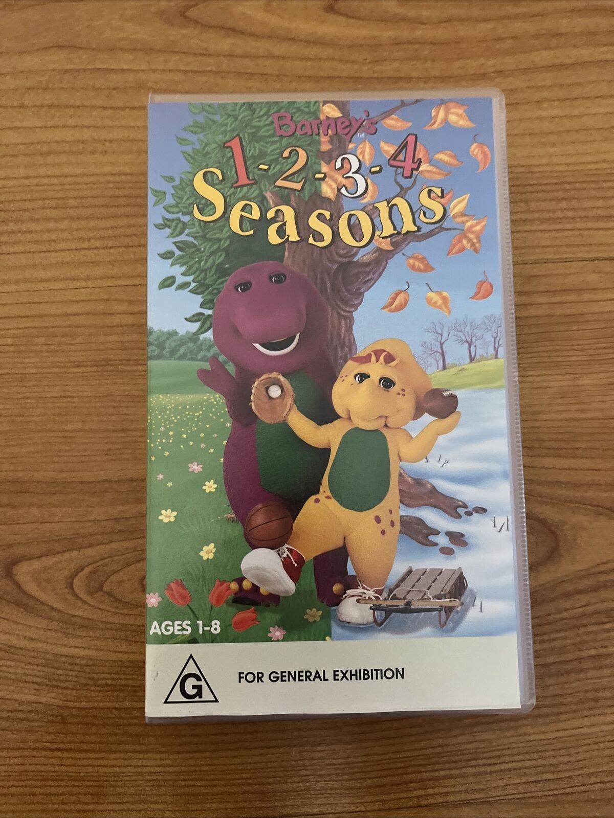 Barney the Dinosaur - Barney's Talent Show & 1 2 3 3 Seasons VHS PAL