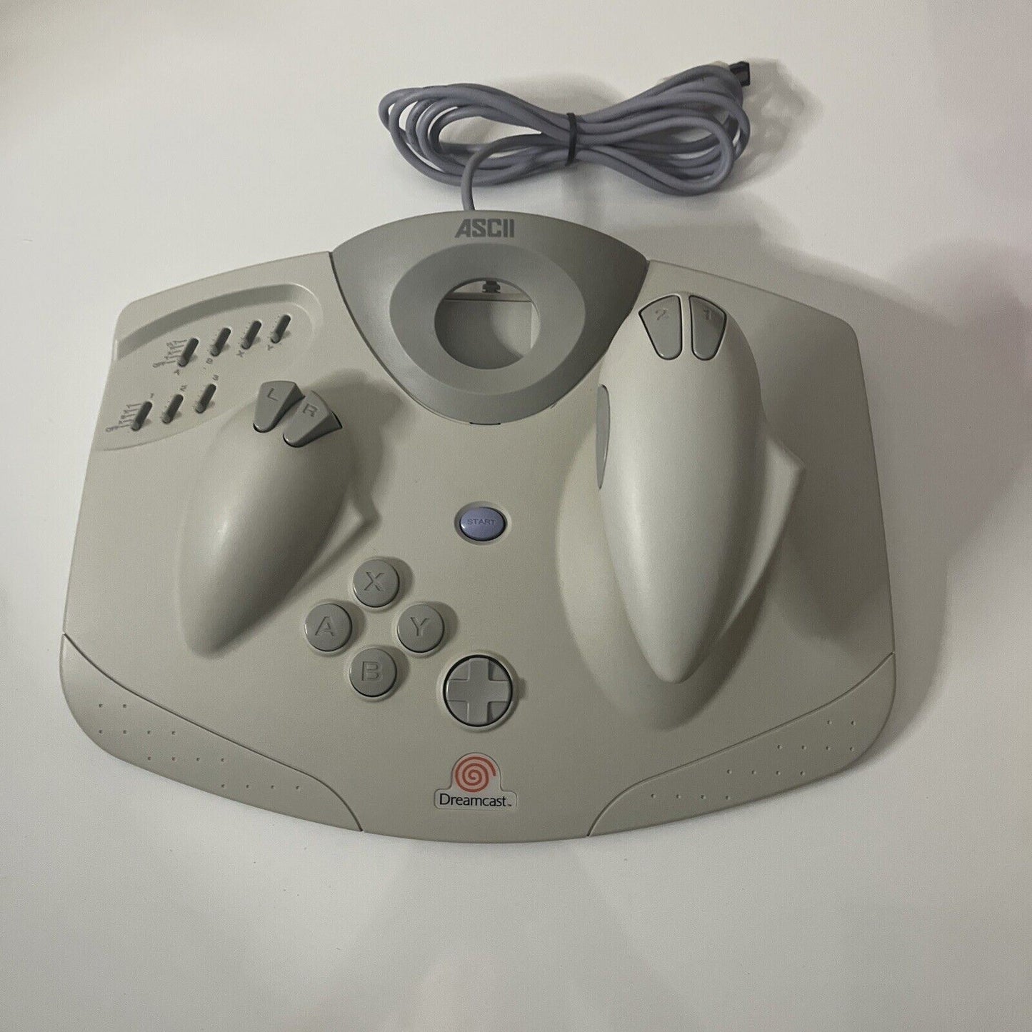 Official Sega Dreamcast ASCII Mission Stick ASC-1305MS Flight Simulator Joystick