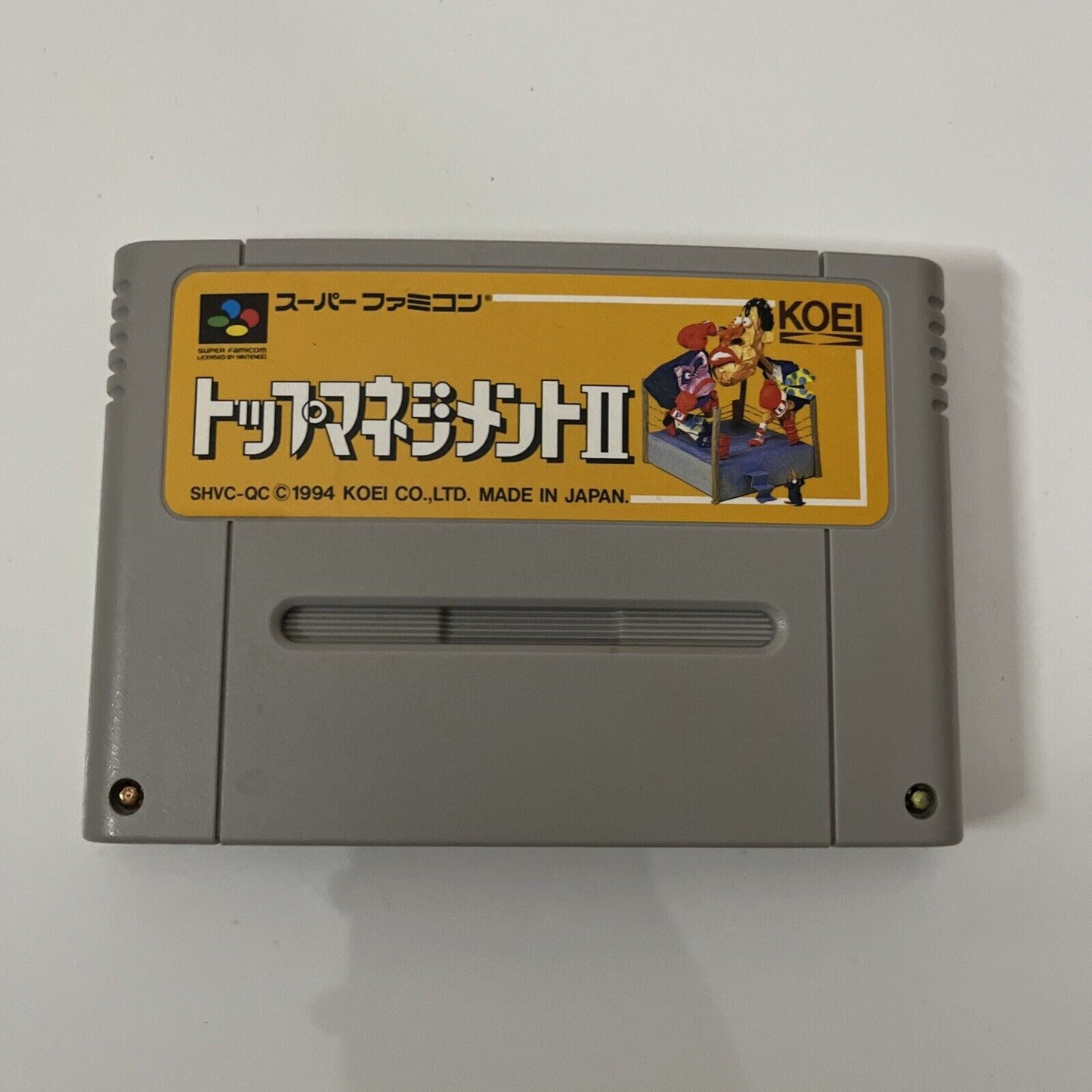 Top Management 2 - Nintendo Super Famicom SNES NTSC-J JAPAN 1994 Koei Game