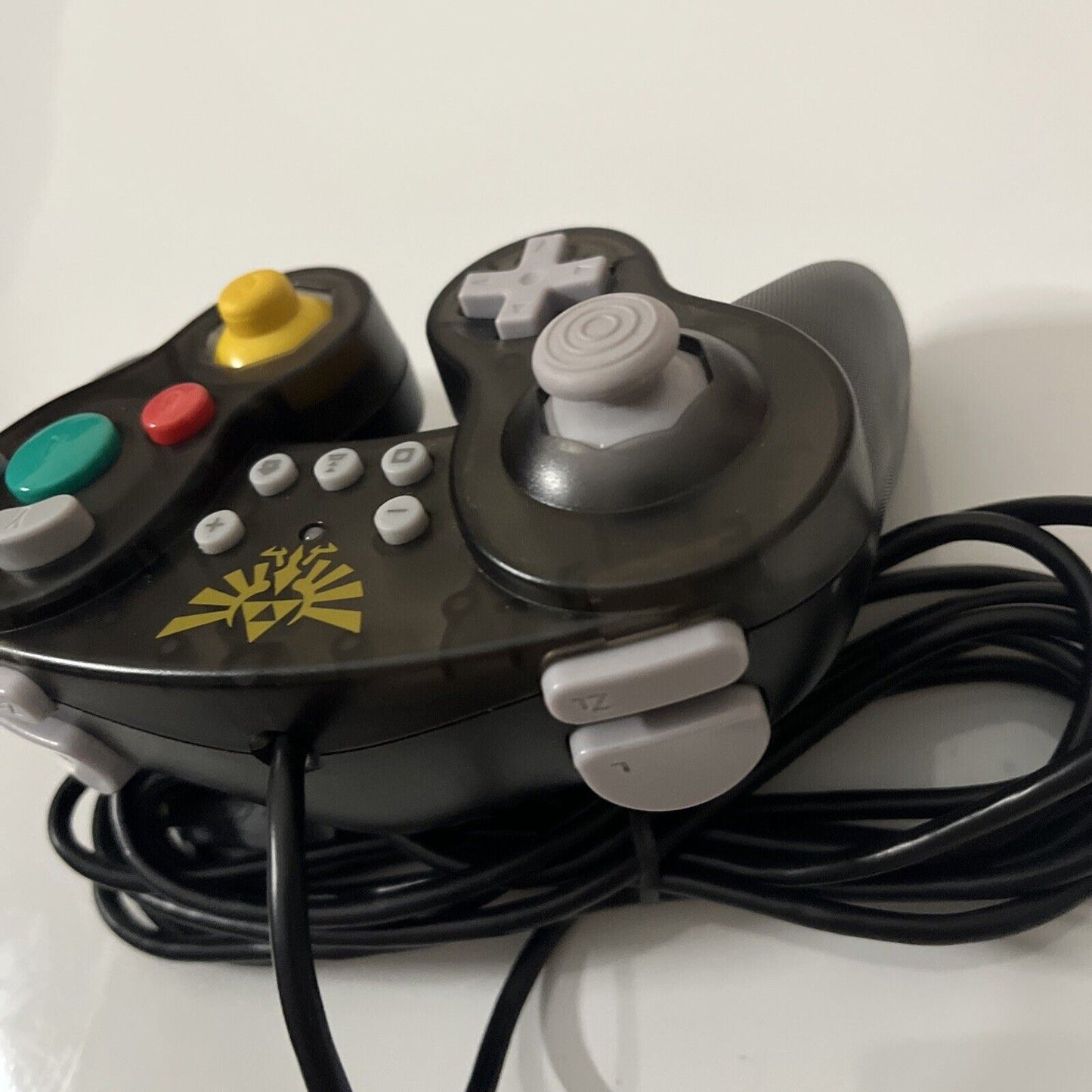 Official Nintendo Switch Hori Zelda Controller Transparent Black NSW-108 Turbo