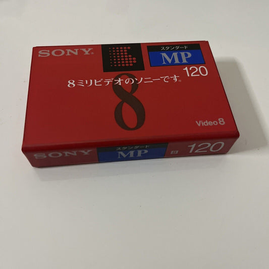 *New Sealed* Sony 8mm Cassette Tape MP 120 Video 8 120 min