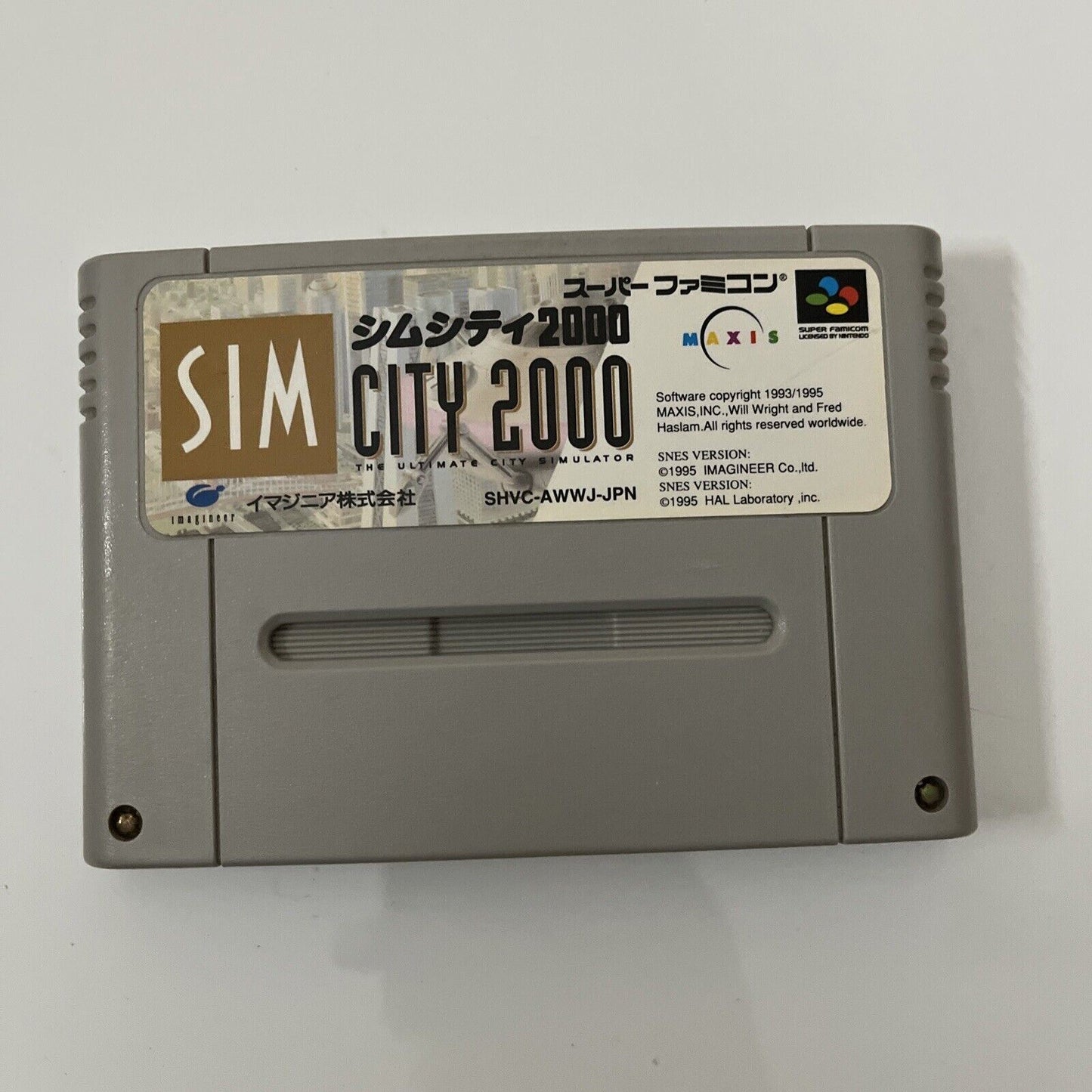 Sim City 2000 - Nintendo Super Famicom SNES NTSC-J JAPAN Game