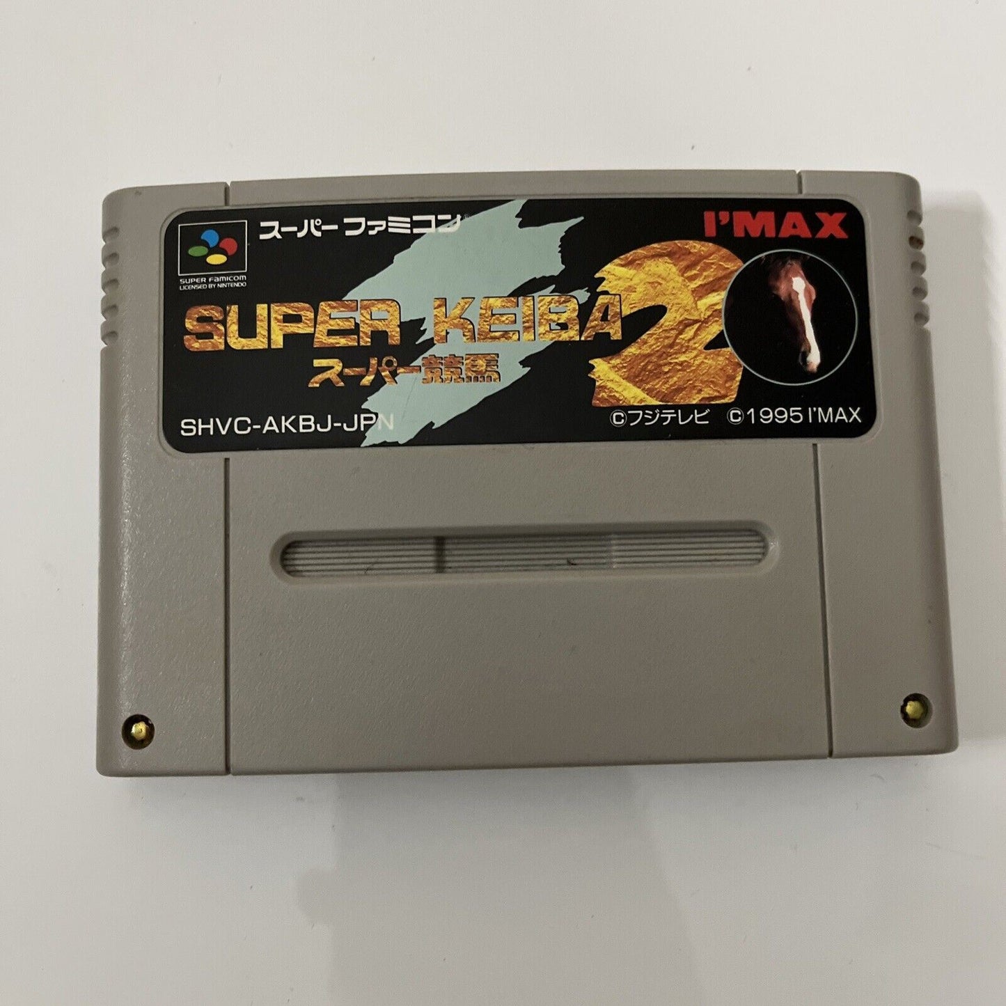 Super Keiba 1 + 2 - Nintendo Super Famicom SNES NTSC-J JAPAN Horse Racing Game