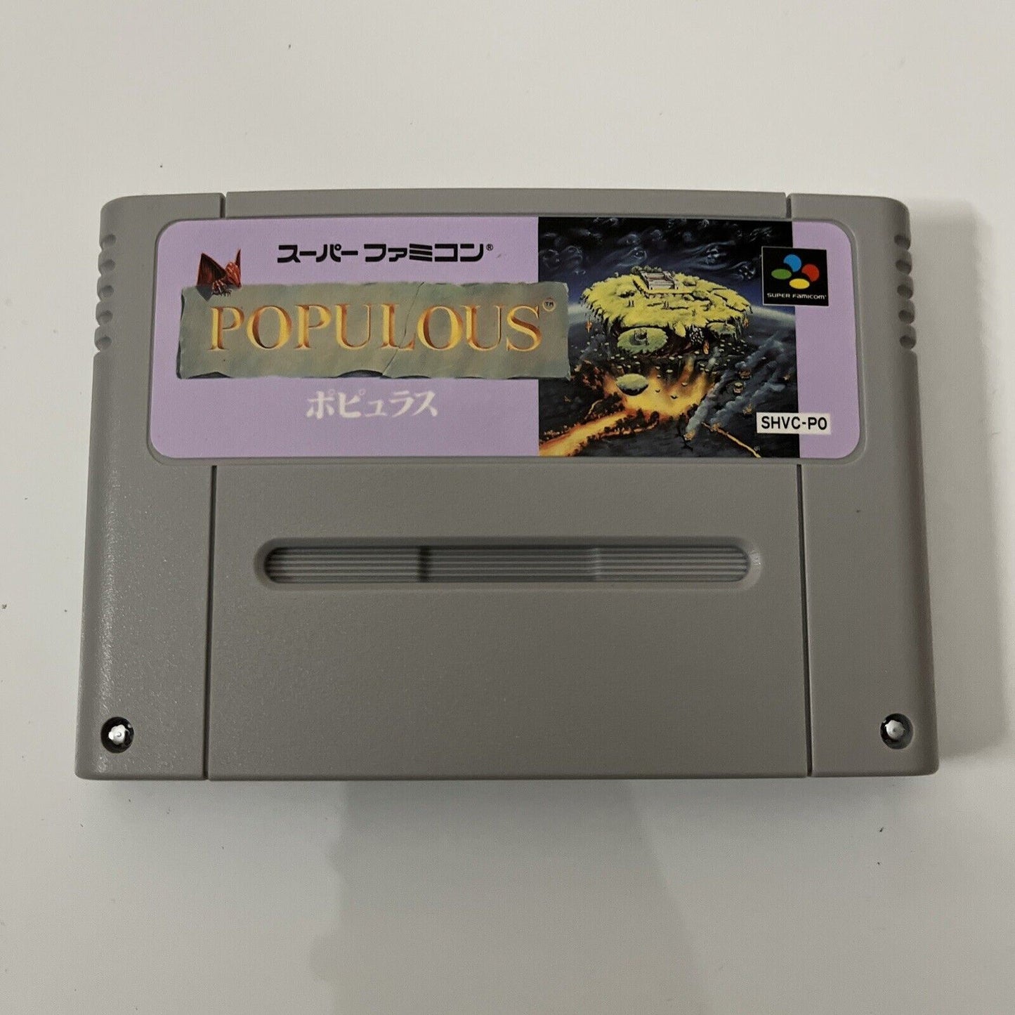 Populous - Nintendo Super Famicom SNES NTSC-J JAPAN World Building Game