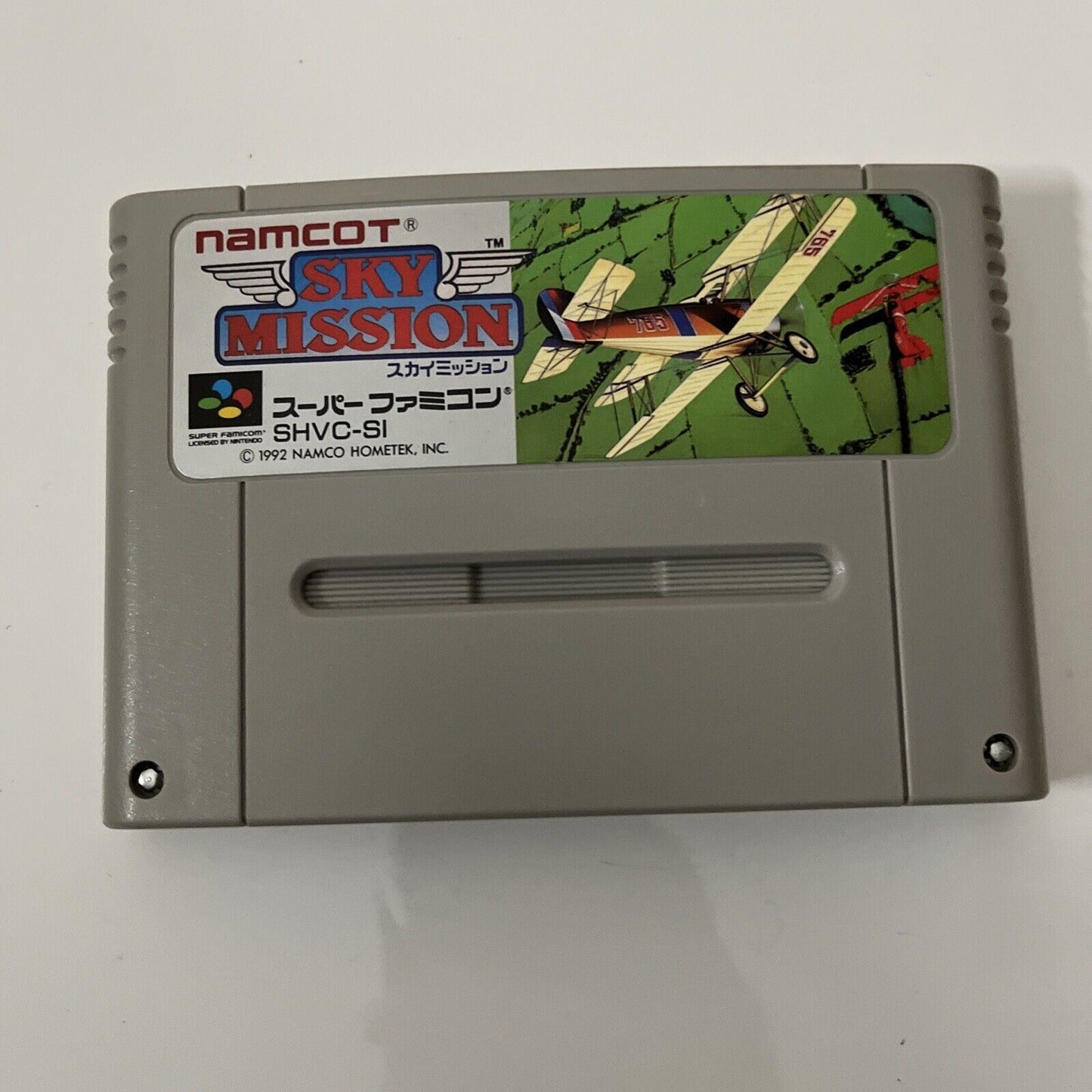 Sky Mission - Nintendo Super Famicom SNES NTSC-J JAPAN Flight Combat NAMCO Game