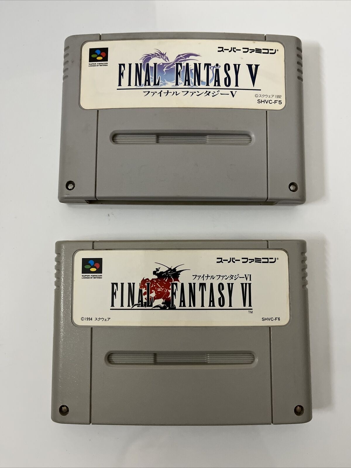 Final Fantasy 5 & 6 - Nintendo Super Famicom SNES NTSC-J JAPAN Square ...