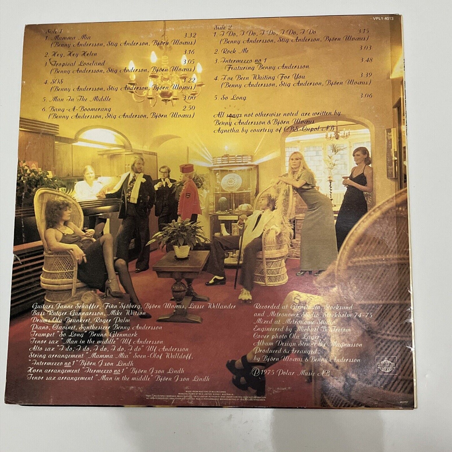 ABBA - ABBA Vinyl Record LP 1975