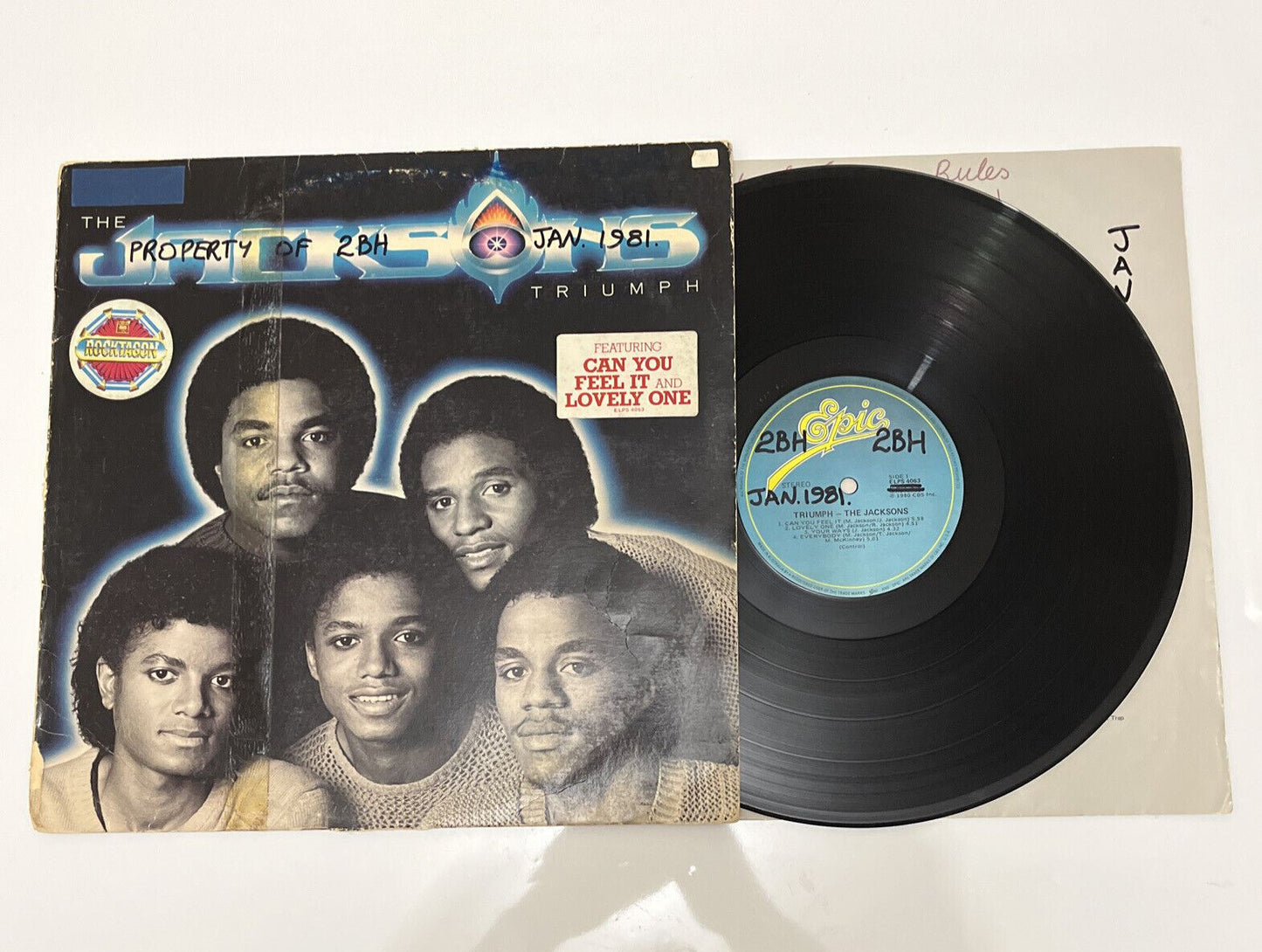 The Jacksons – Triumph 1980 Vinyl Record LP