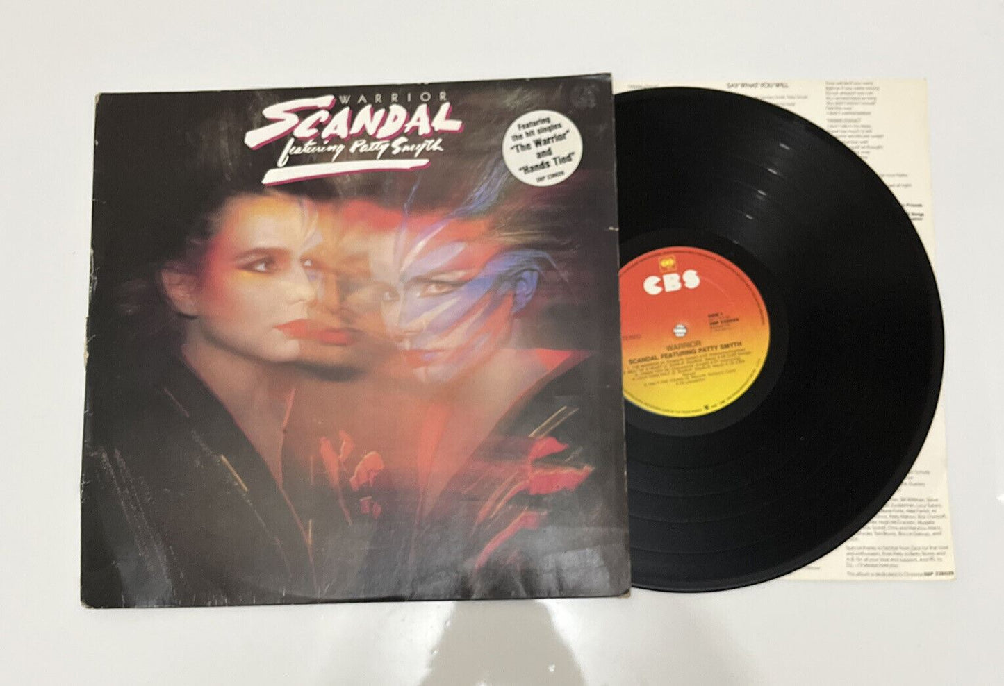 Scandal featuring Patty Smyth – Warrior 1984 Vinyl Record LP