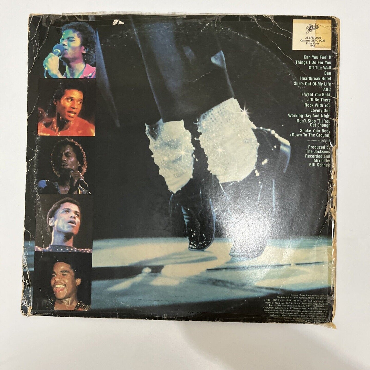 The Jacksons – Live 1981 LP Vinyl Record