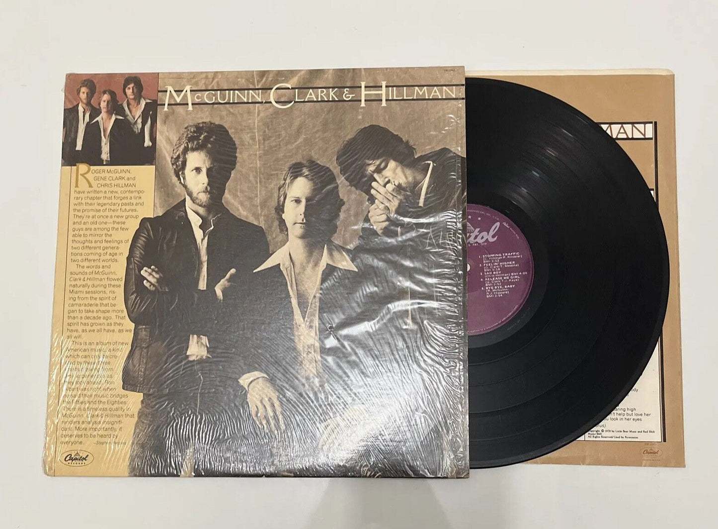 McGuinn, Clark & Hillman 1979 Vinyl Record LP