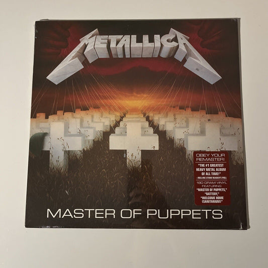 *New Sealed* Metallica – Master Of Puppets (Record, 2017) LP