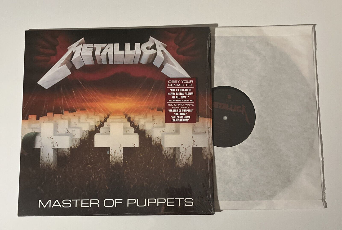 Metallica - Master Of Puppets Vinyl Record 2017 Remastered