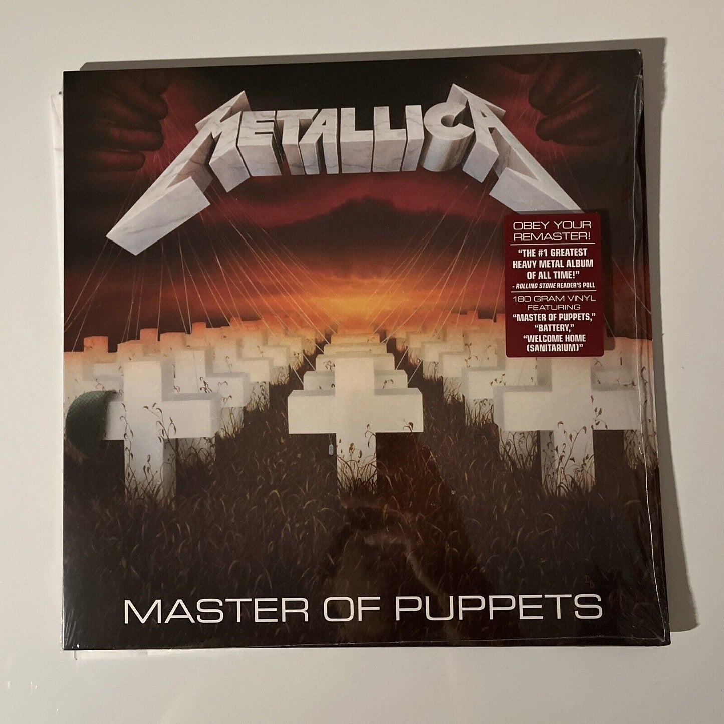 Metallica - Master Of Puppets Vinyl Record 2017 Remastered