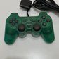 Official Sony PlayStation 2 PS2 Dual Shock Controller Green Transparent