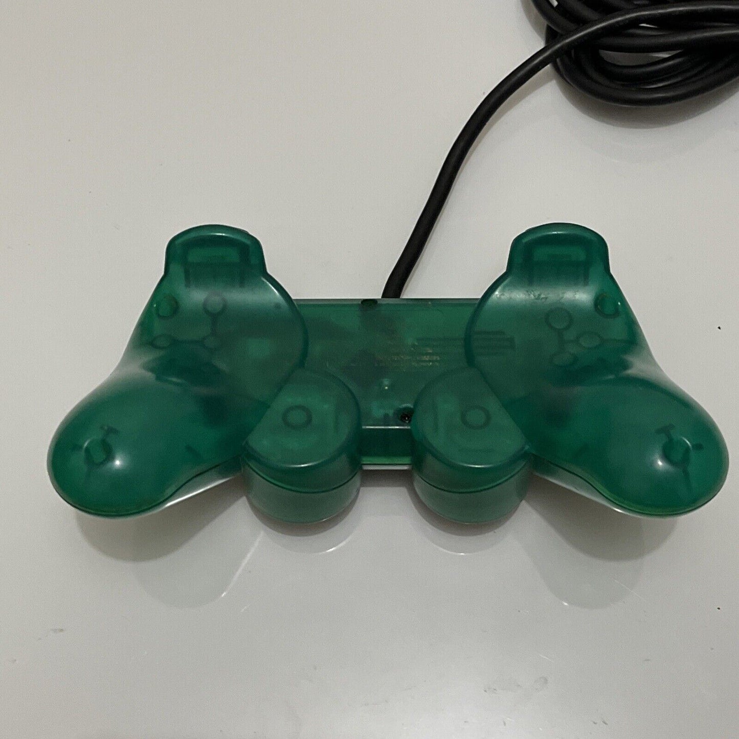 Official Sony PlayStation 2 PS2 Dual Shock Controller Green Transparent