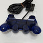 Sony Playstation 2 Dual Shock 2 Controller SCPH-10010 PS2 Transparent Dark Blue