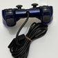 Sony Playstation 2 Dual Shock 2 Controller SCPH-10010 PS2 Transparent Dark Blue