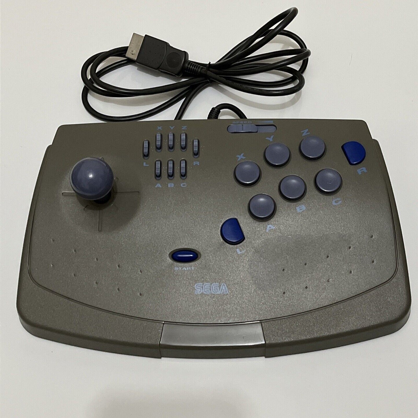 Official Sega Saturn Virtua Stick Arcade Controller HSS-0104 with Turbo Function
