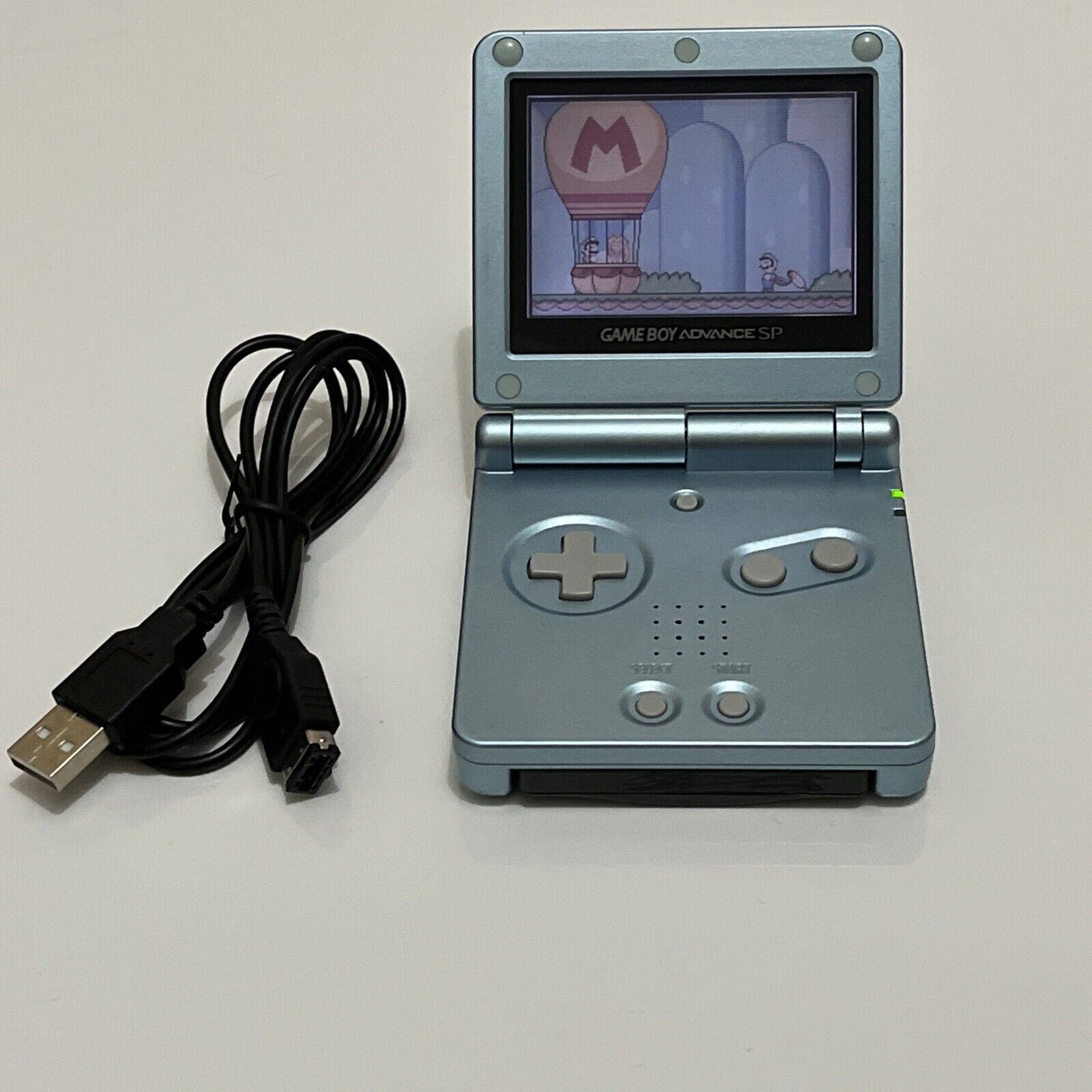 Nintendo Gameboy Advance SP AGS-001 Handheld System - Cobalt Blue inc charger